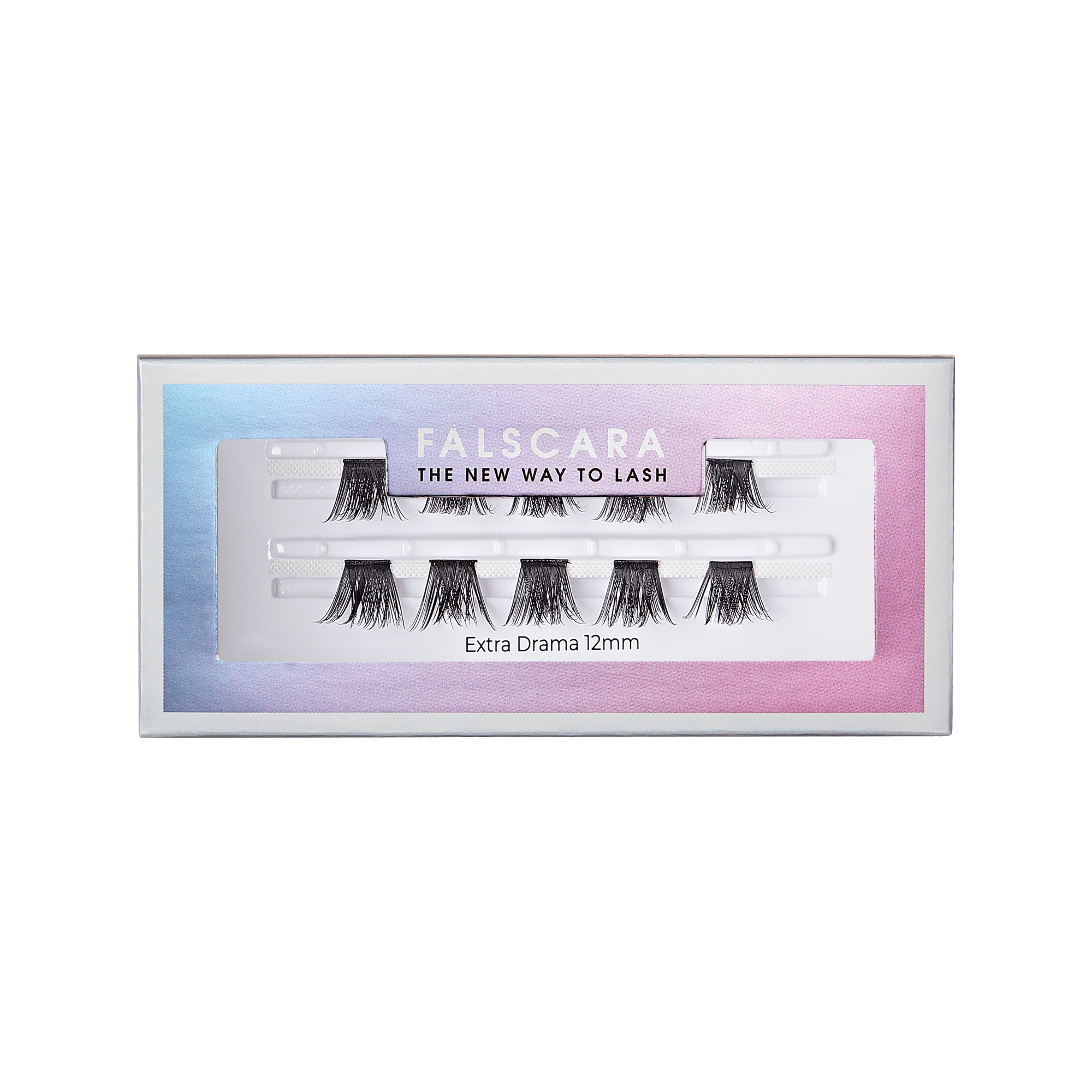 Falscara Extra Drama 12mm false lashes in packaging box