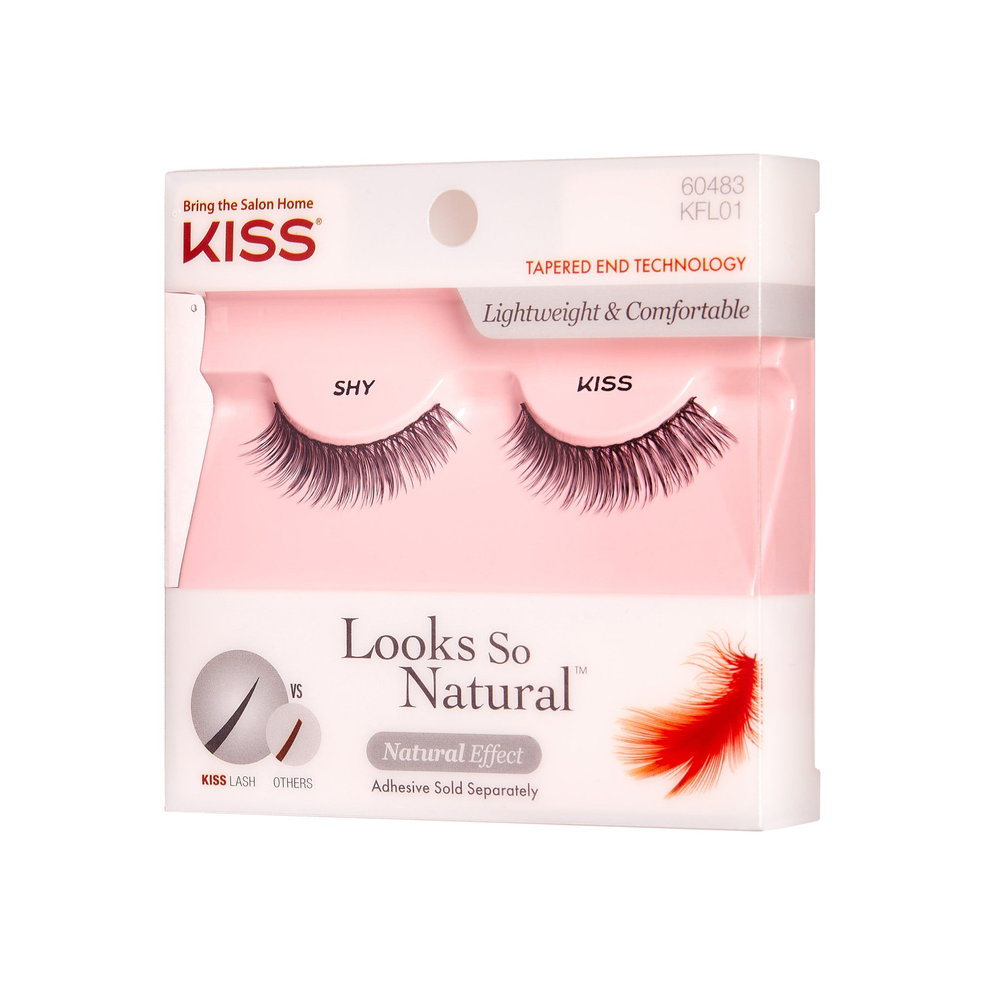 Kiss Looks So Natural False Eyelashes - Shy
