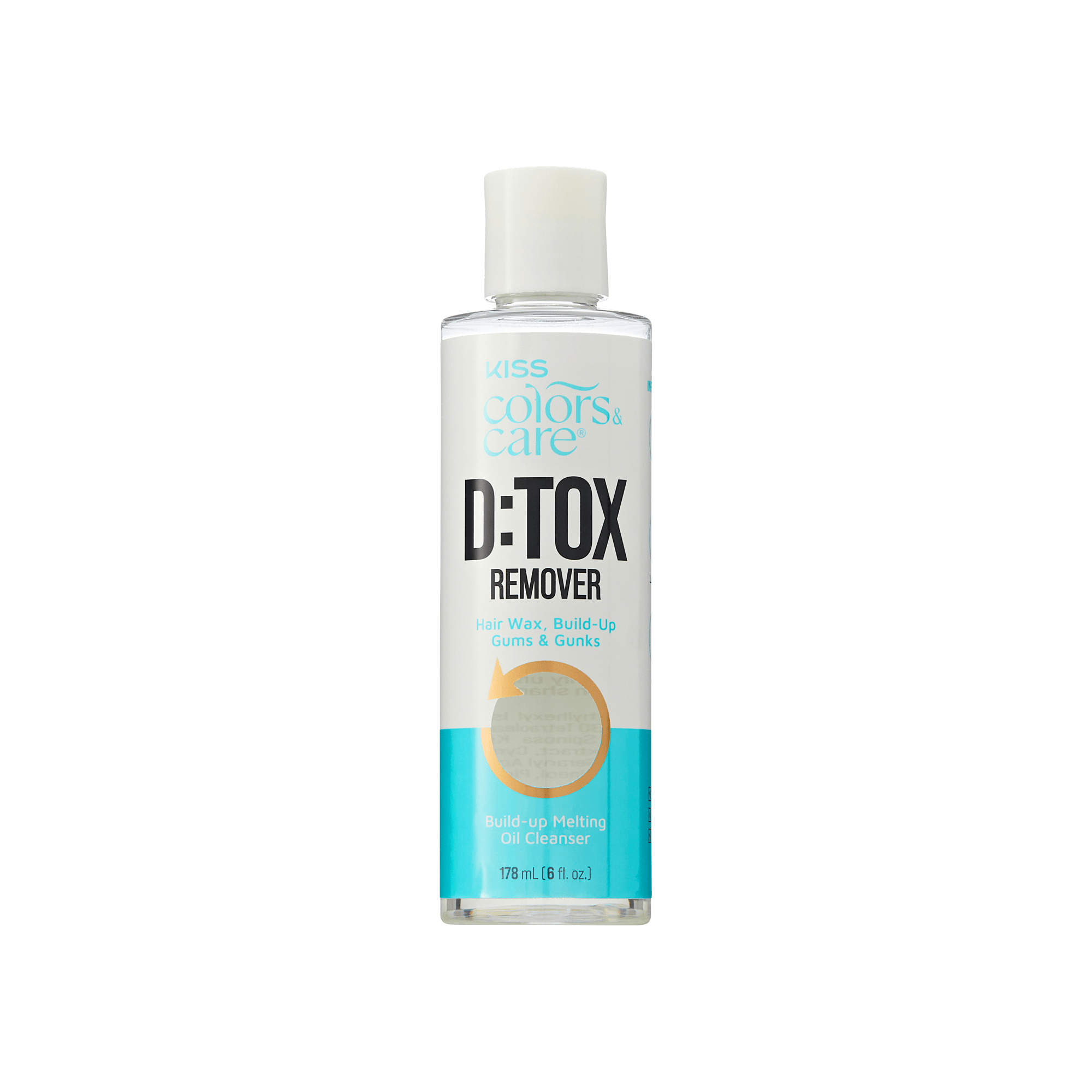 Bottle of D:TOX Remover on a transparent background