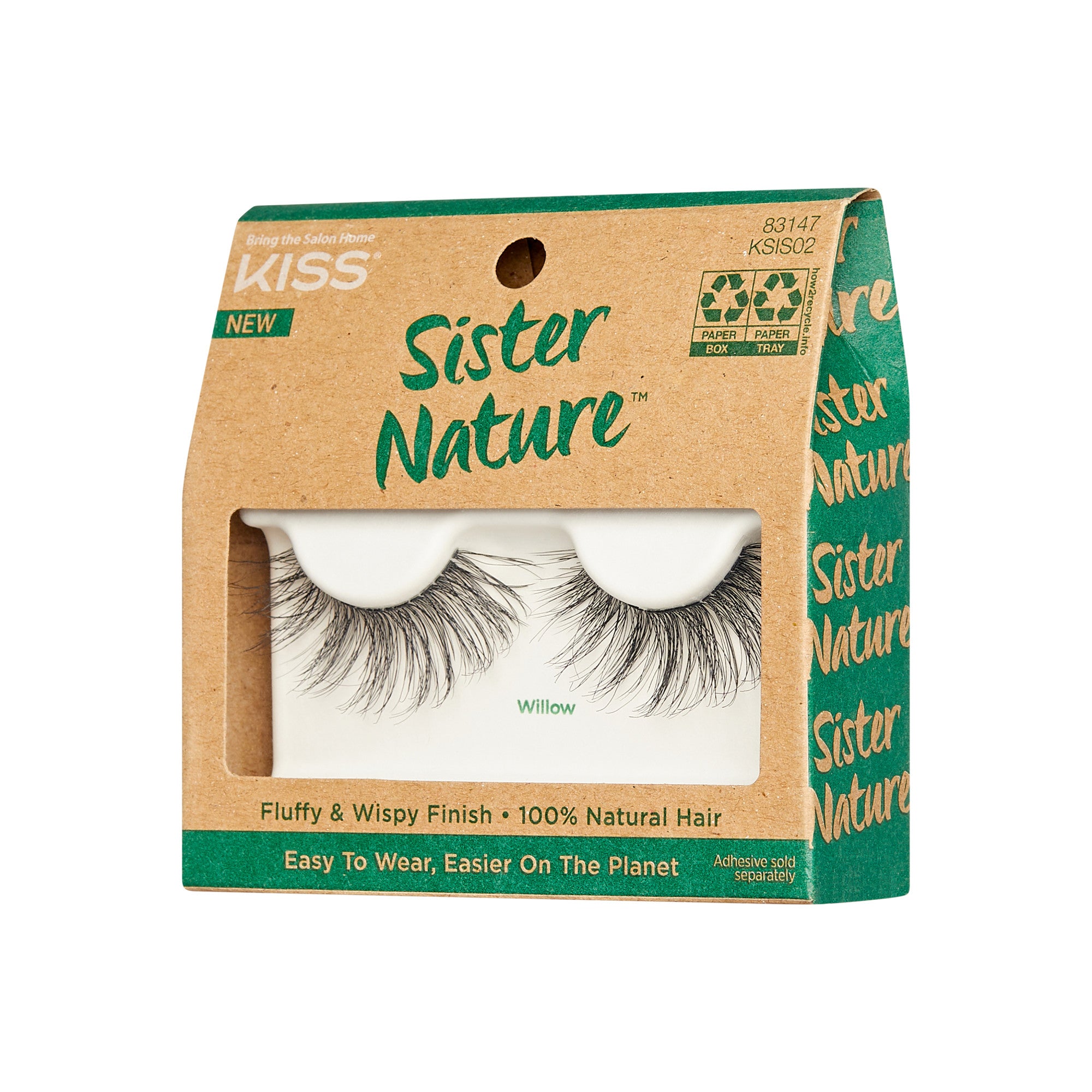 Kiss Sister Nature False Eyelashes - Willow