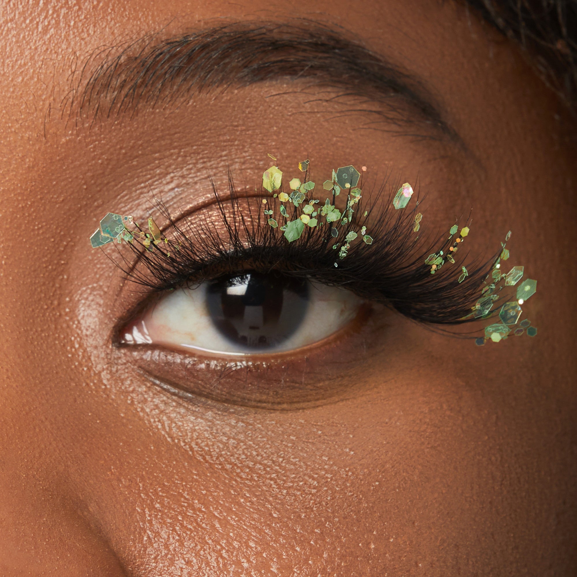 The image shows a close-up of a person&