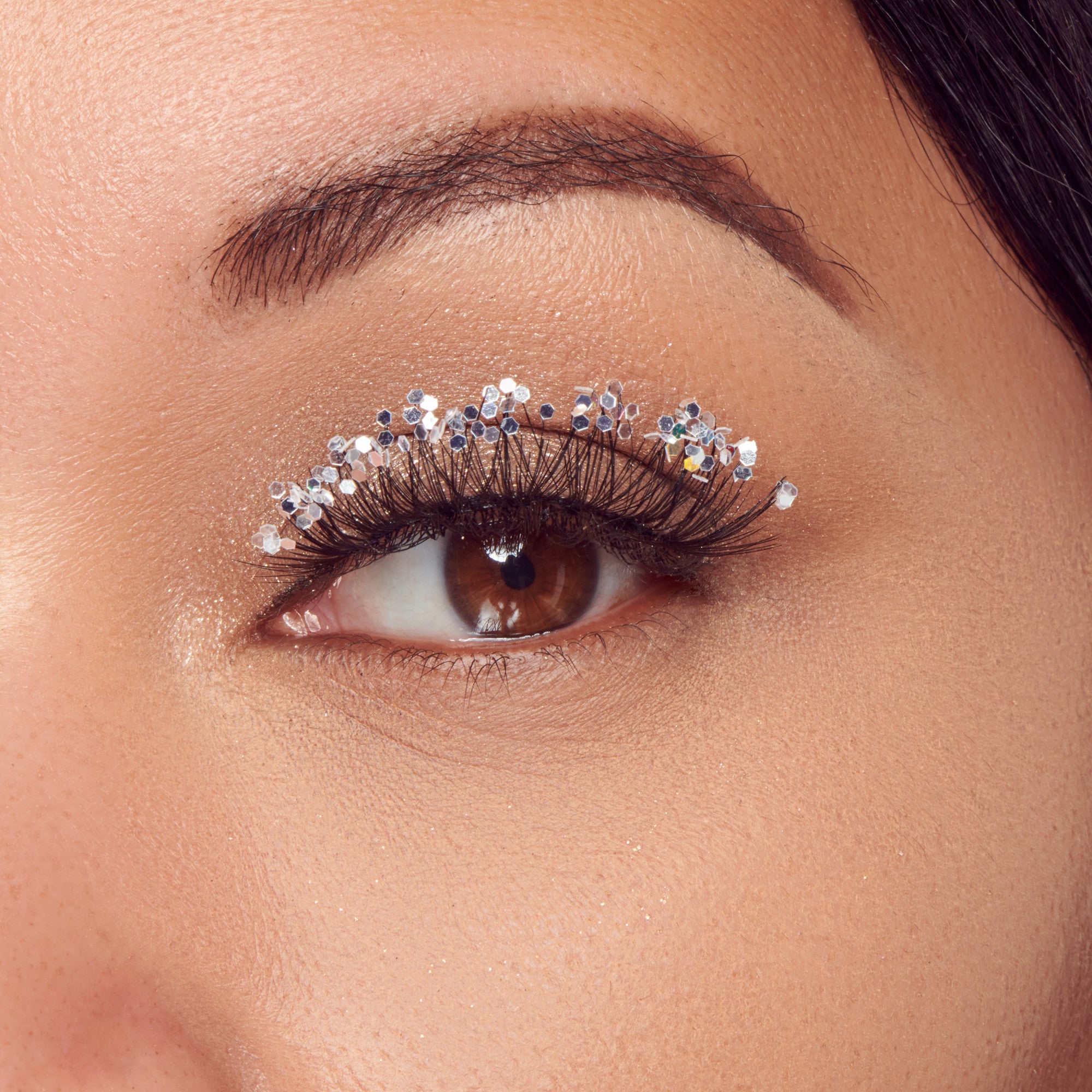 The image shows a close-up of a person&