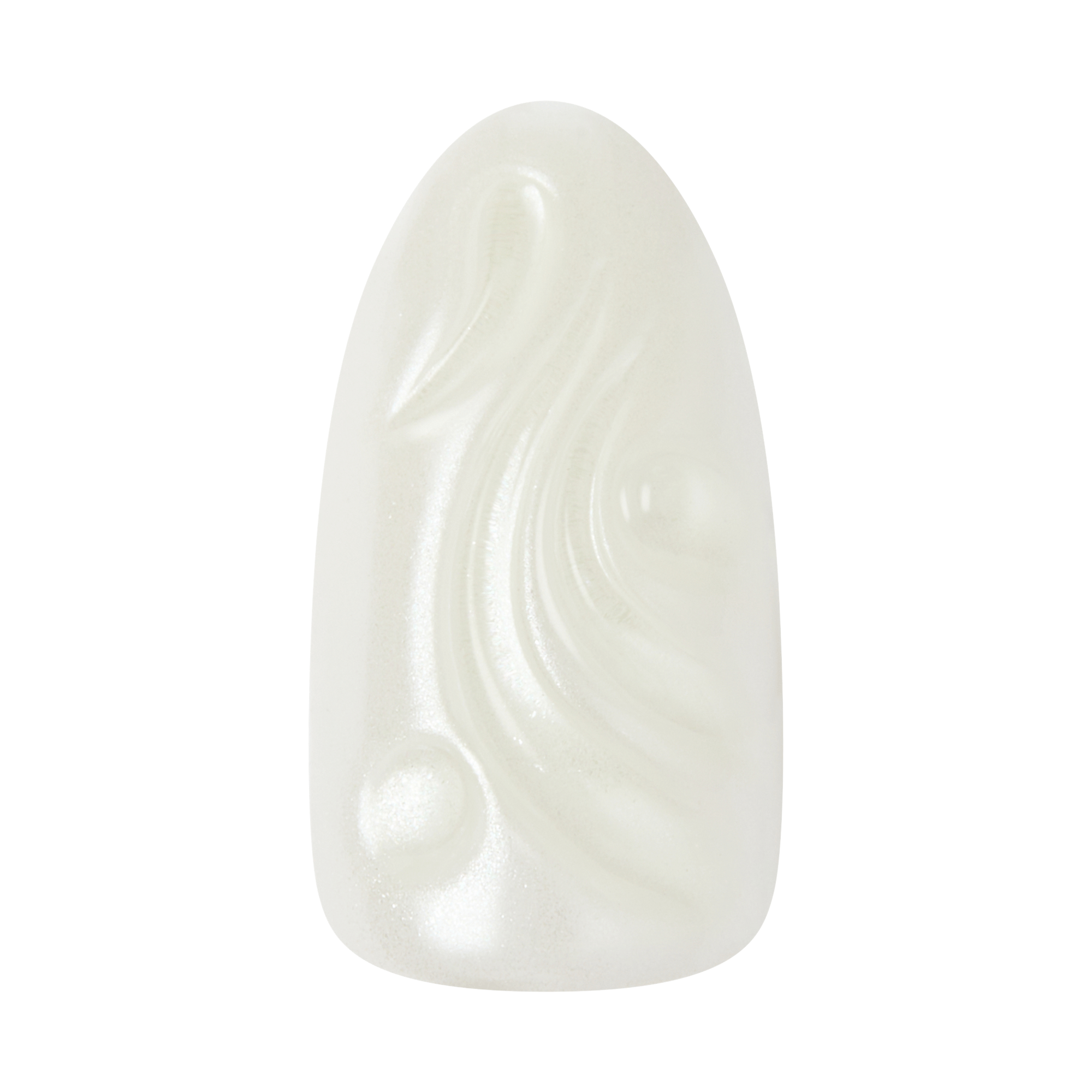 Impress Design No Glue Fake Press On Nails - Bloom | French Design, Red, Medium, Almond, Manicure