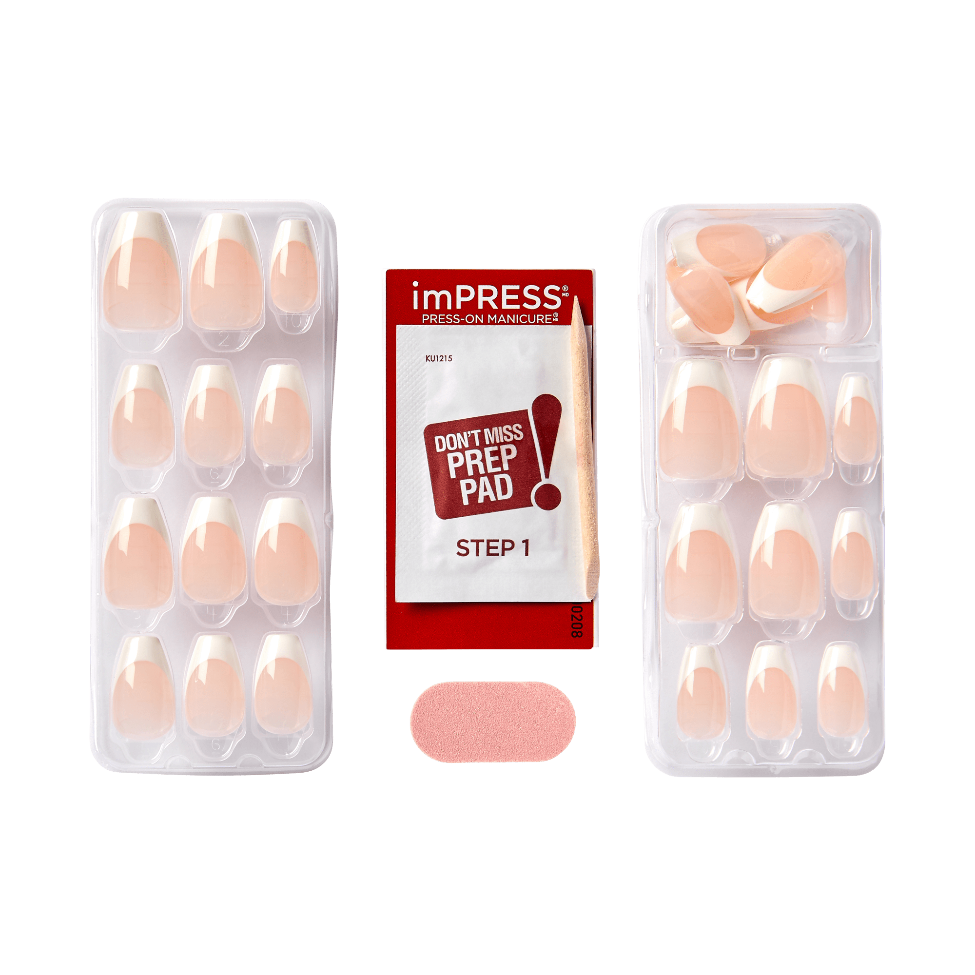 imPRESS Press-On Manicure with prep pad and application brush included