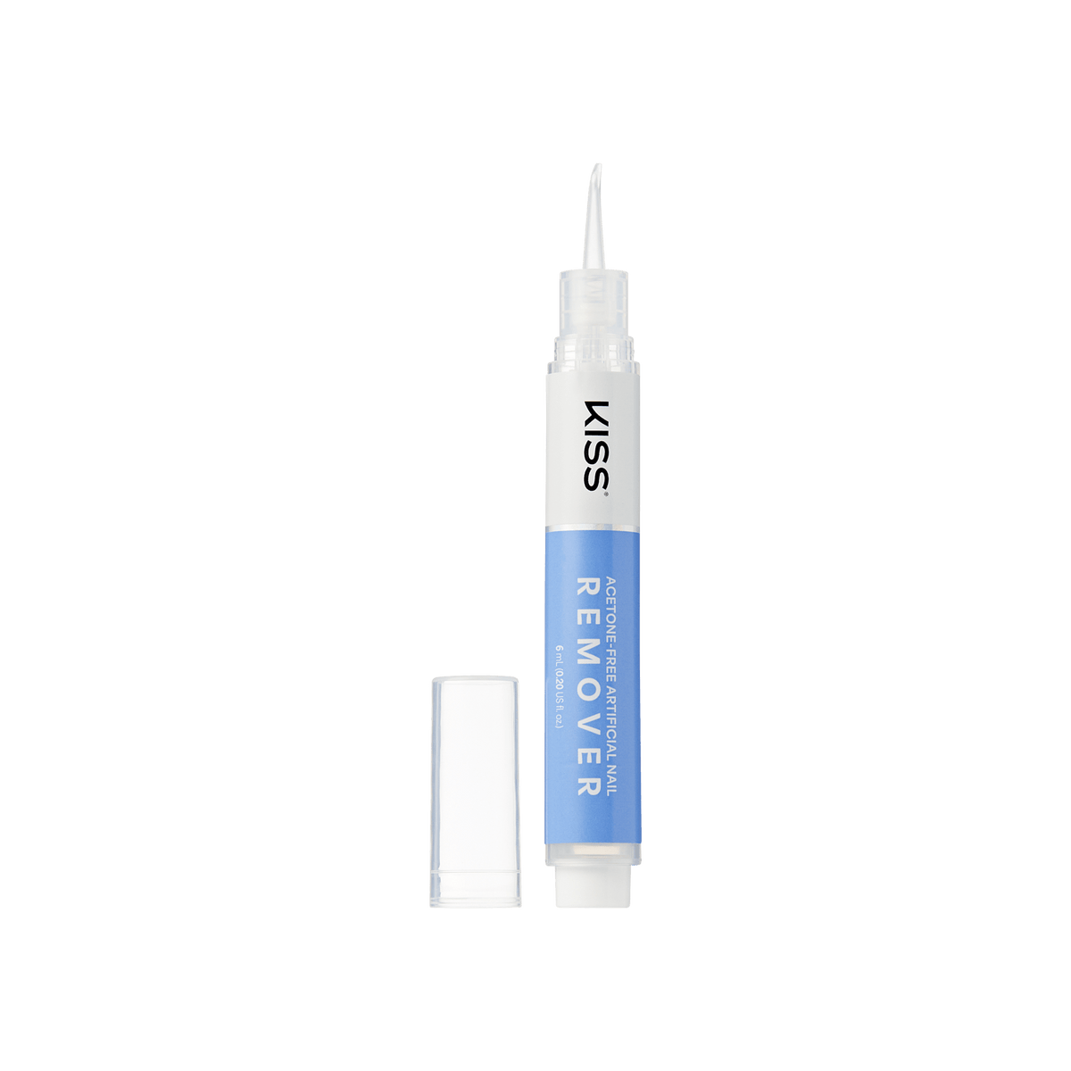 Kiss Acetone-Free Artificial Nail Remover Pen | Fake Nail Remover, Press-On Remover, Precision Tip for Gentle Removal, Non-Damaging, Vitamin E & Keratin Infused, 0.2 fl. oz.