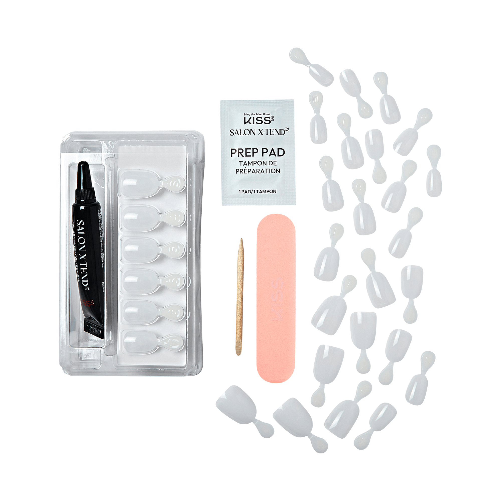 Kiss Salon X-tend Color Press On Gel Nails - Keep It