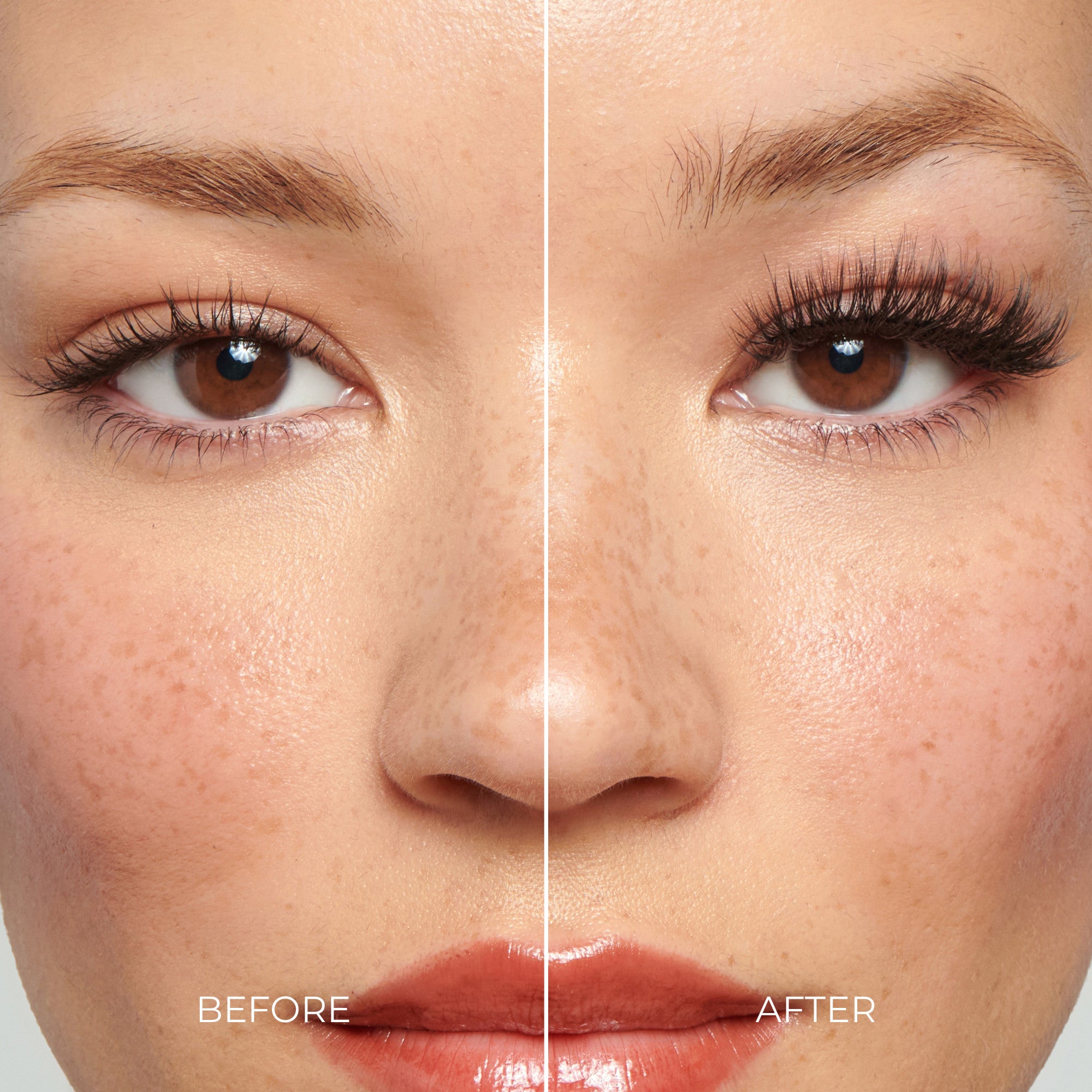 Before and after comparison of a woman&