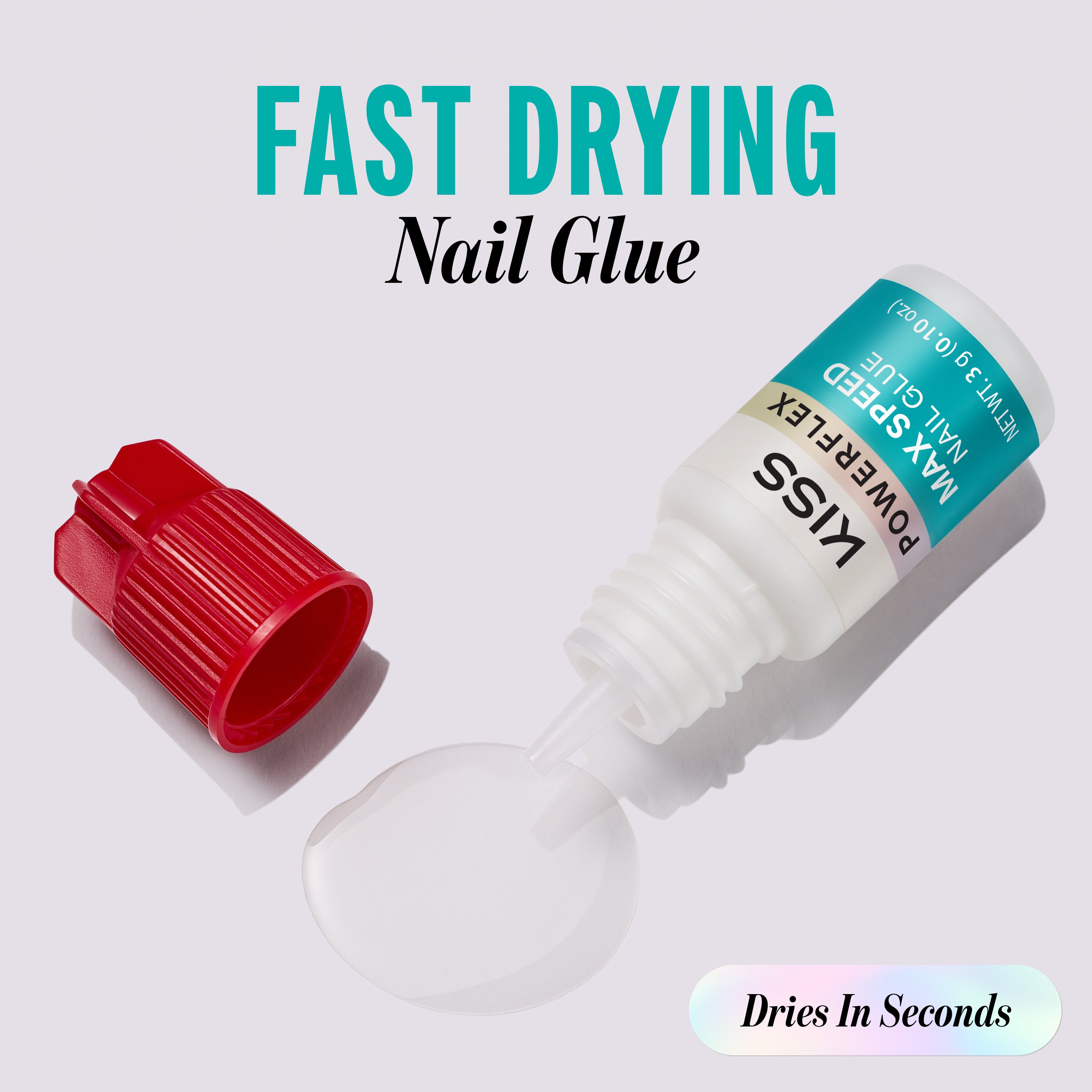 Kiss PowerFlex Maximum Speed Nail Glue - 0.10 oz.