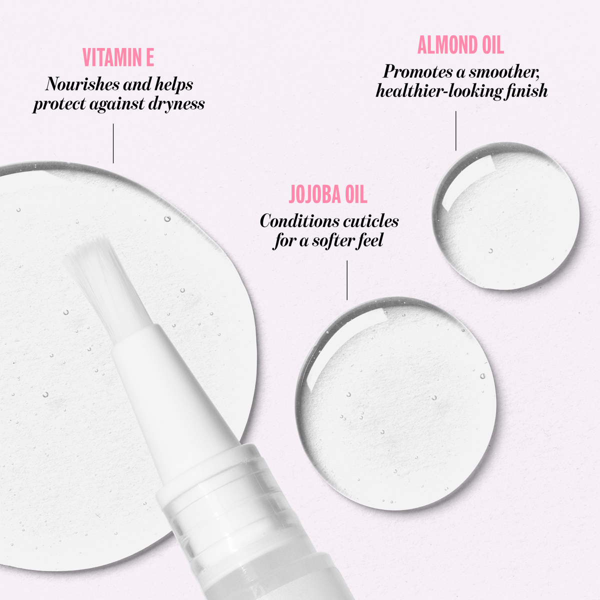 Kiss Manicovery Nail & Cuticle Repair | Nail Adhesive, Press-On Glue, Serum Twist Pen, Vitamin E & Jojoba Oil Infused, 0.04 fl. oz.