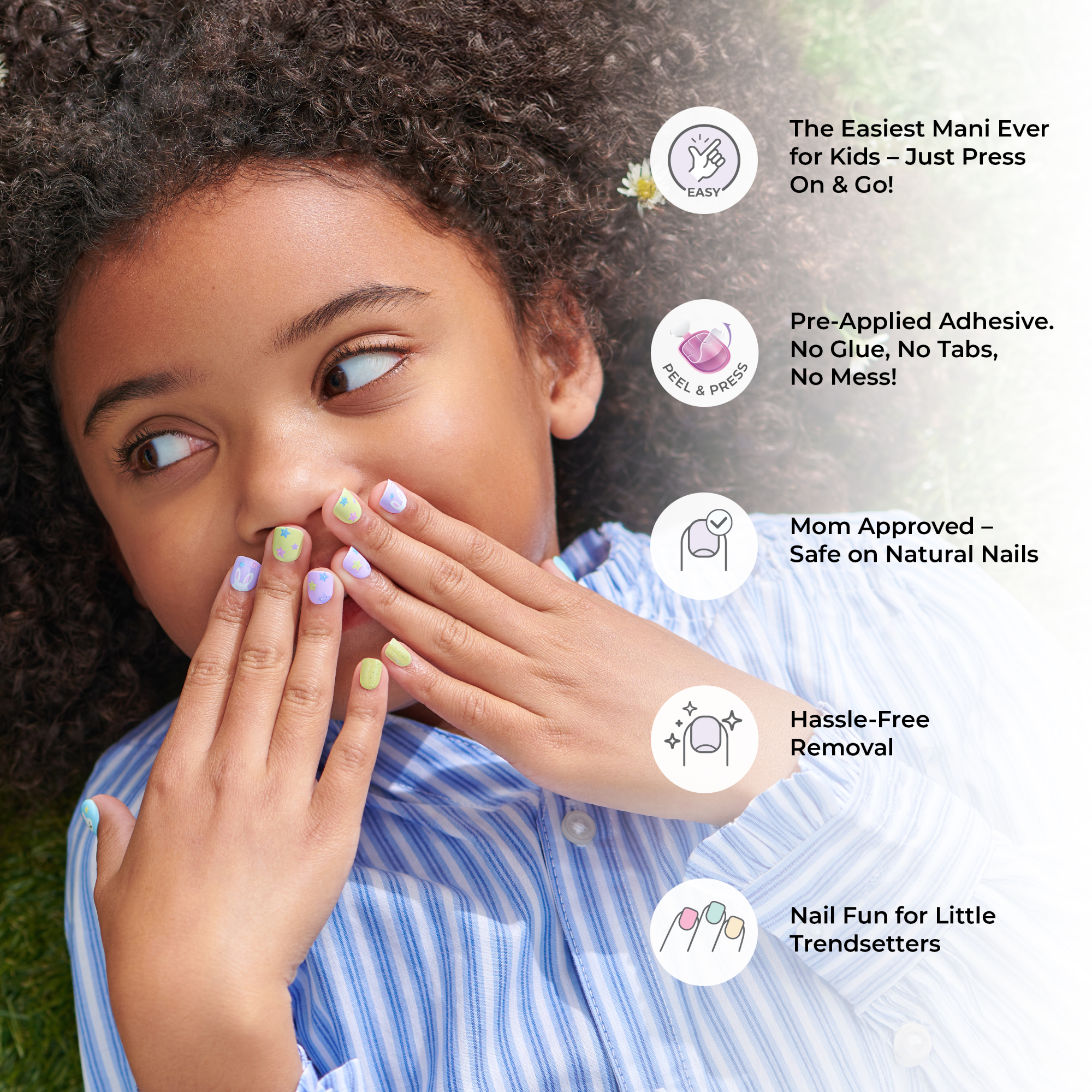 Impress Kids Press On Nails - Hop & Joy