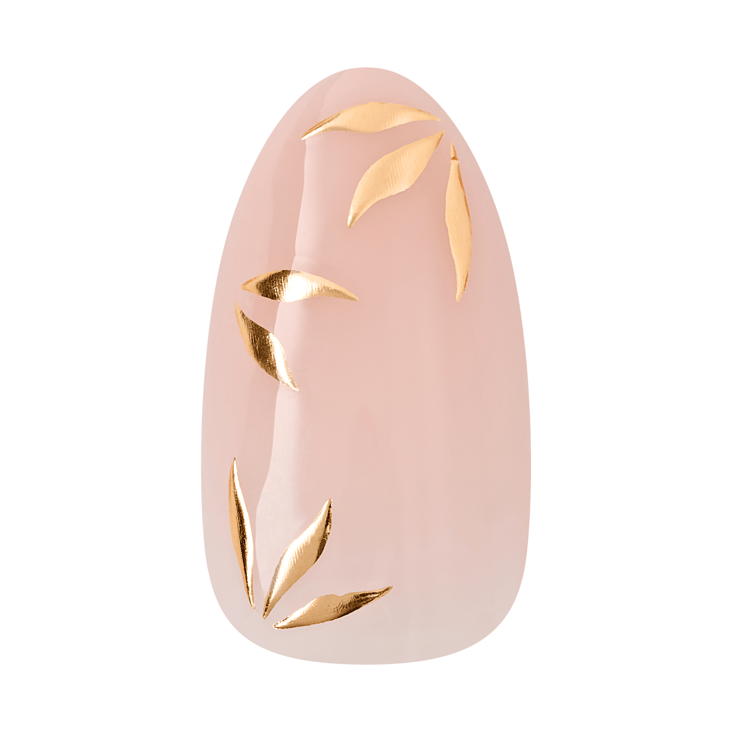 Kiss Core Design Press On Fake Glue Nails - Wherever You Go | Design, Pink, Medium, Almond
