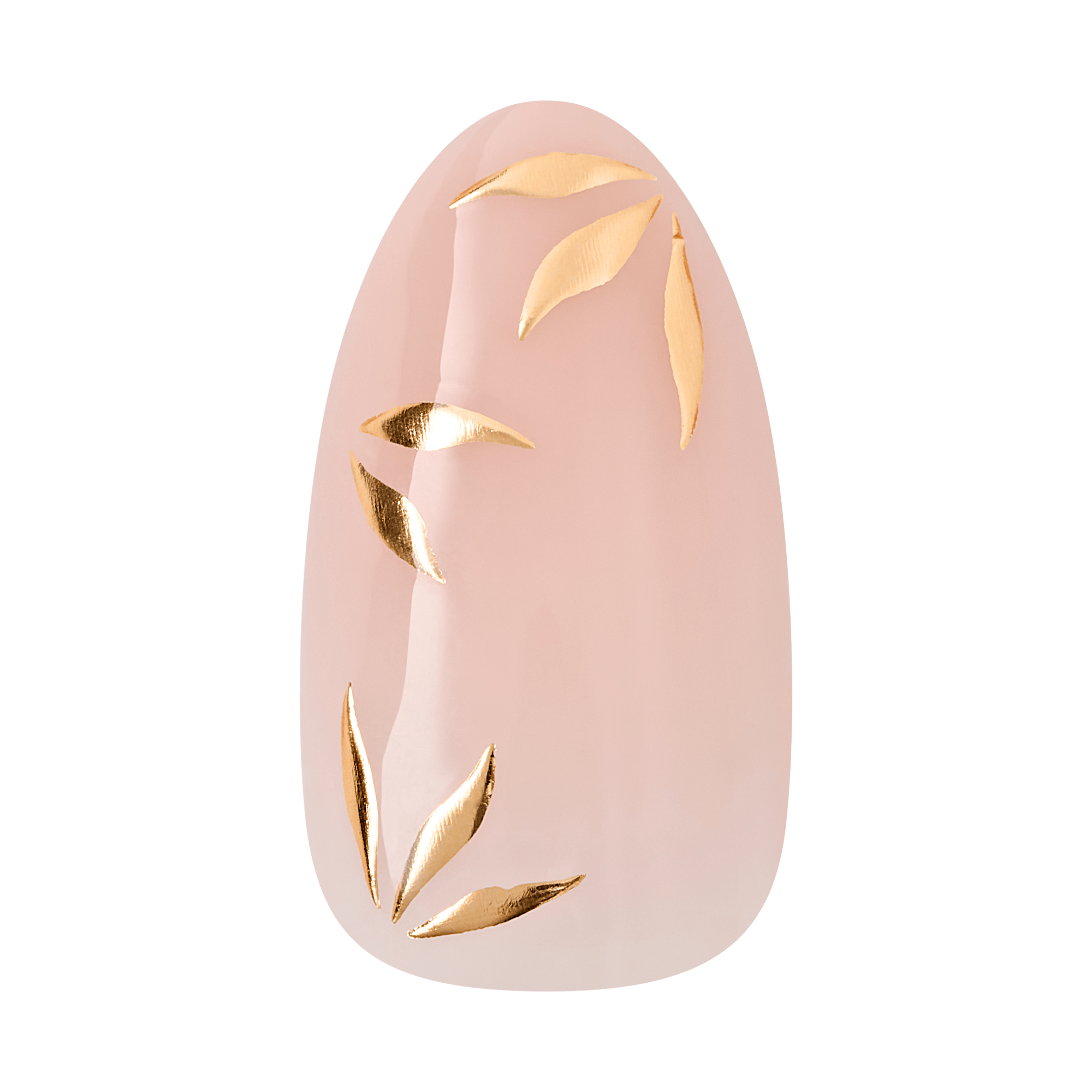 Kiss Core Design Press On Fake Glue Nails - Wherever You Go | Design, Pink, Medium, Almond