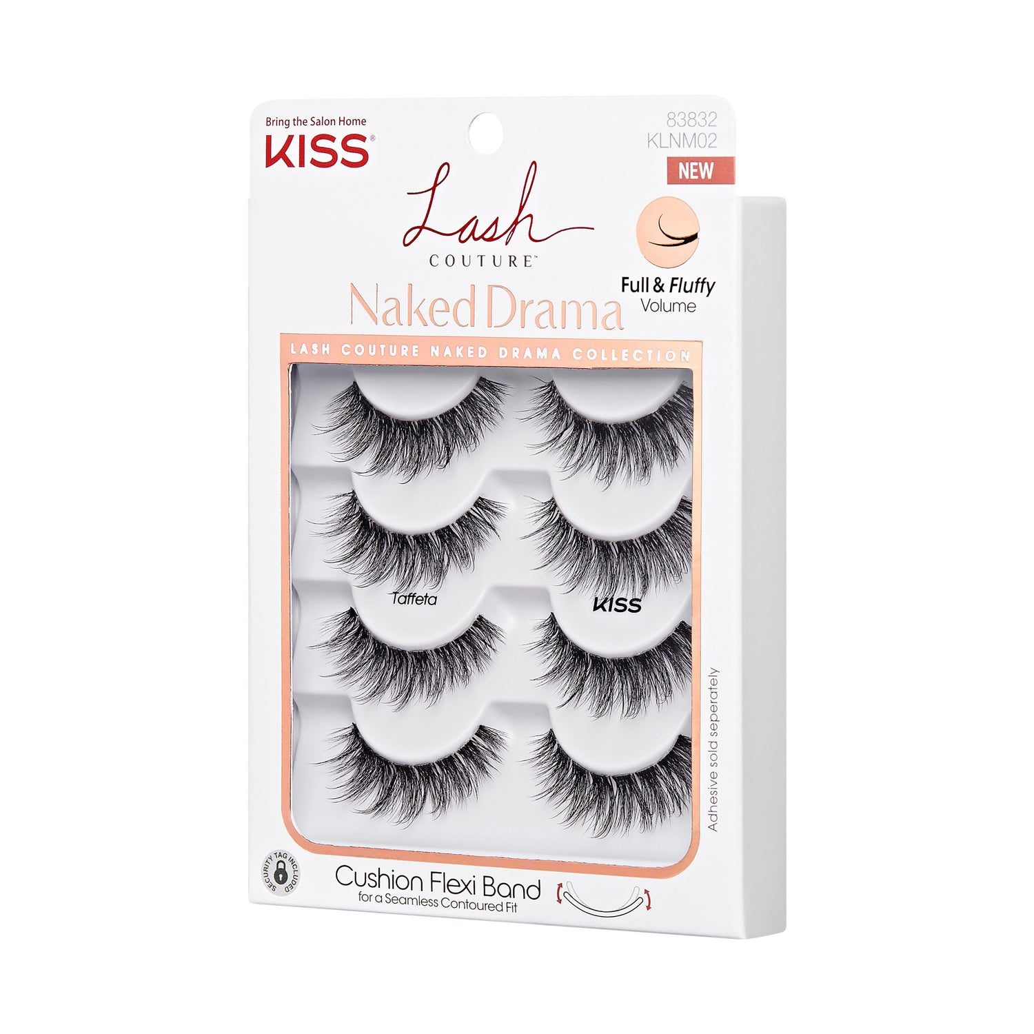 Kiss Lash Couture Naked Drama False Eyelashes Multipack - Taffeta