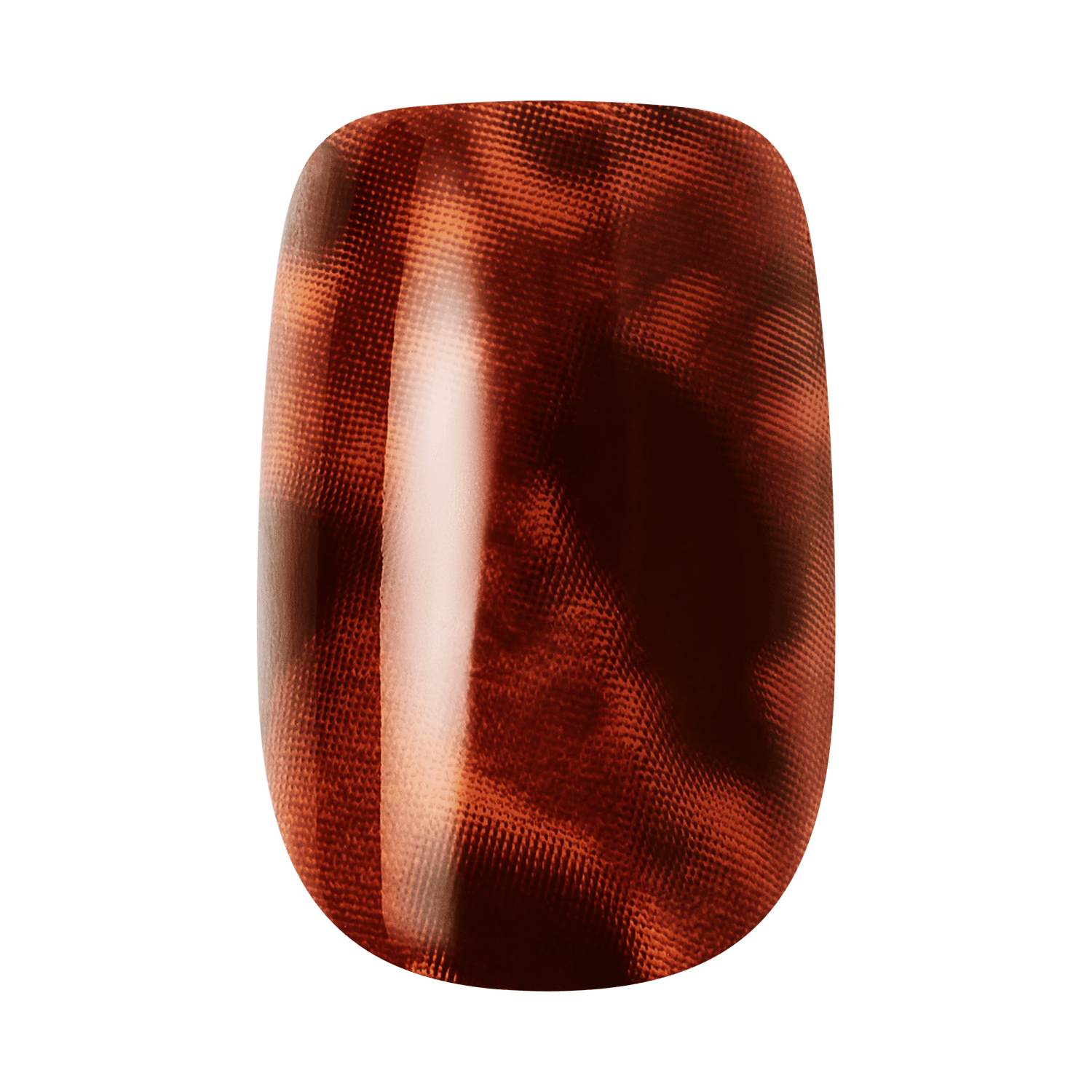 Kiss Core Design Press On Fake Glue Nails - Fallen For You | French Design, Brown, Short, Squoval