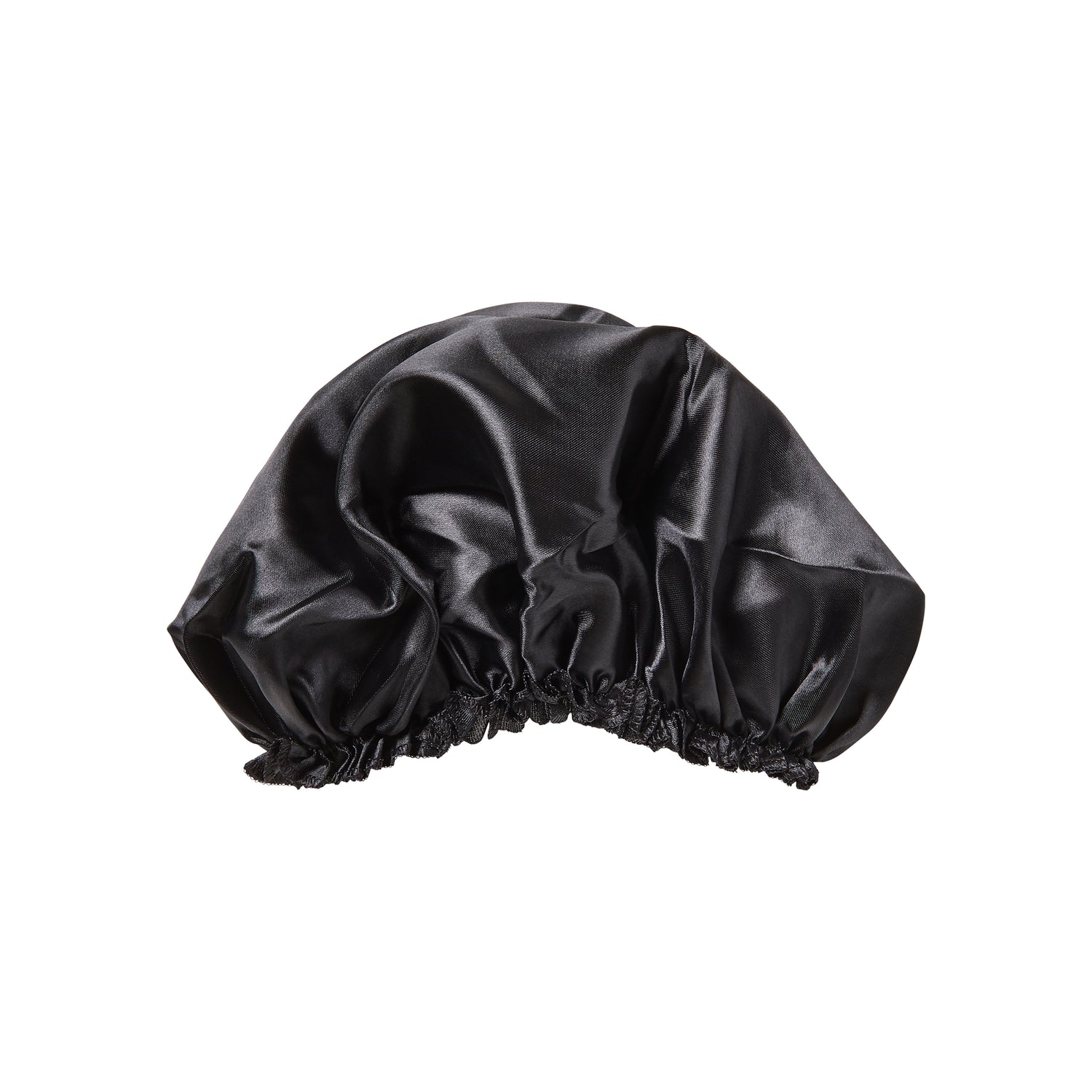 Kiss Colors &amp; Care Silky Satin X-Large Bonnet Cap - Black | Extra-Large, Silk Bonnet, Sleep Bonnet, Hair Accessories