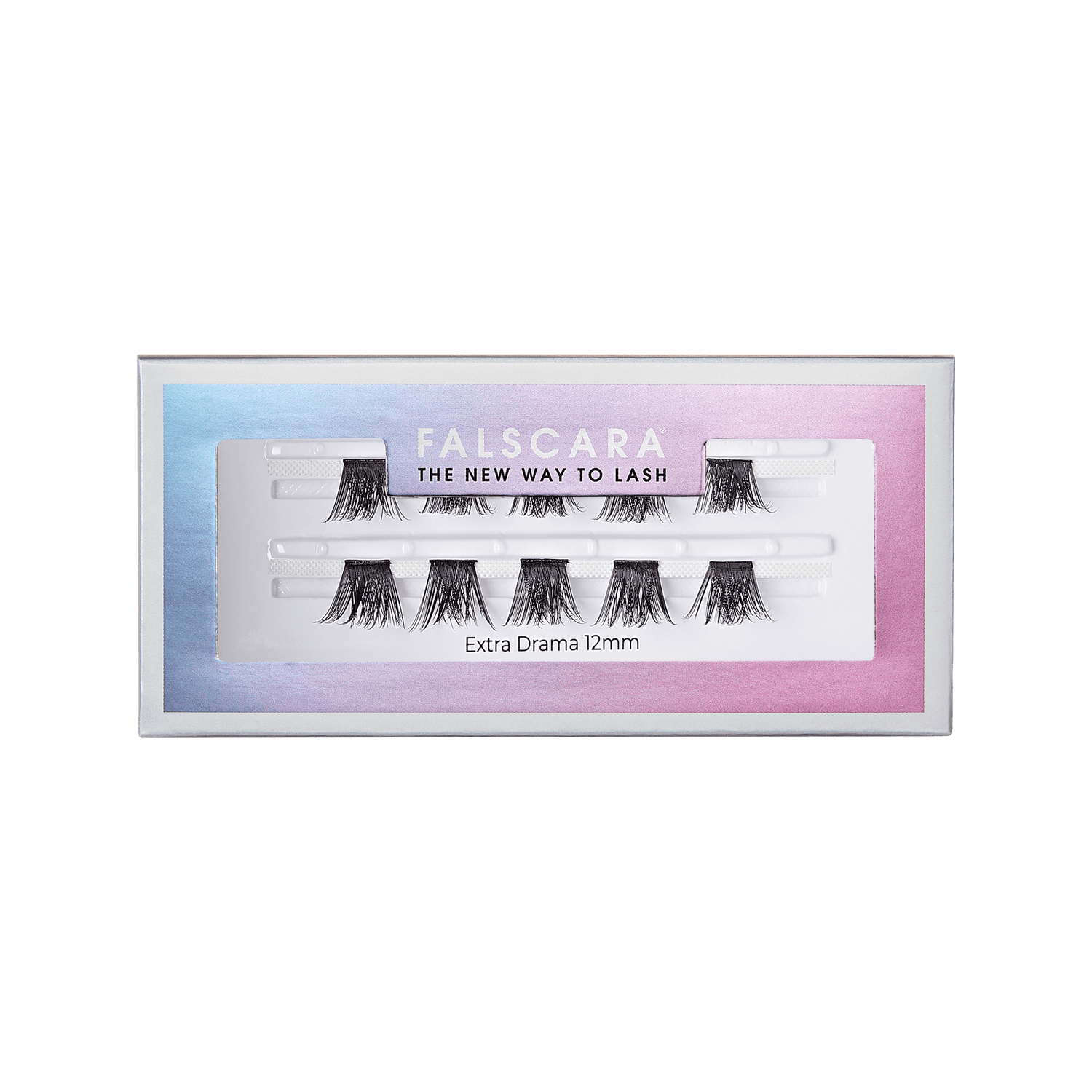 Falscara Extra Drama 12mm false lashes in packaging box