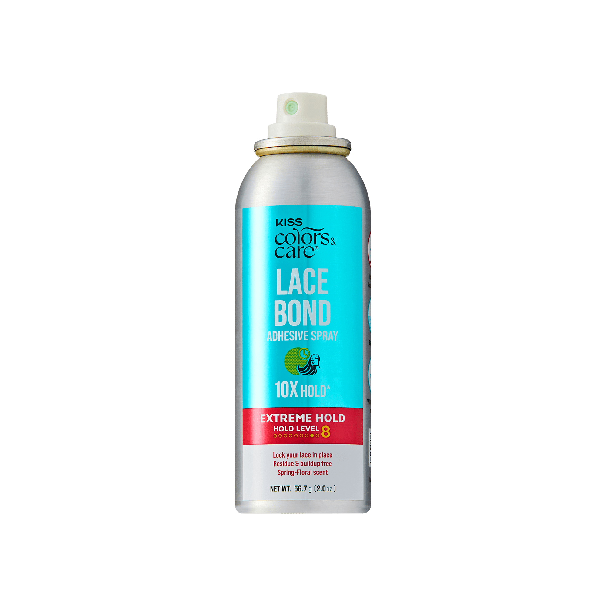 Kiss Colors &amp; Care Lace Bond Spray | Extreme Hold, Wig Adhesive Spray, Wig Glue, Travel Size, 2 oz, Hair Care
