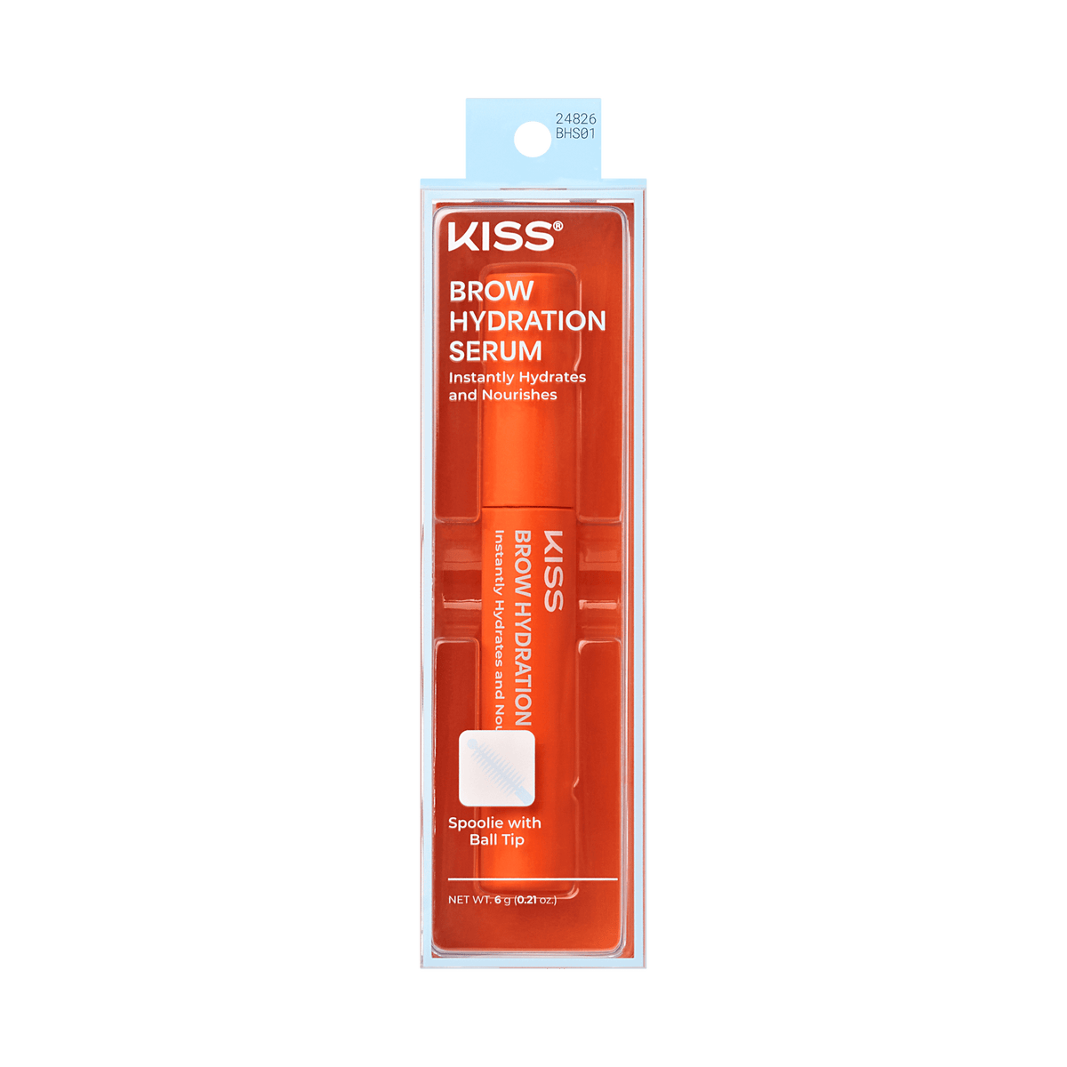 Kiss Brow Hydration Serum | Ball-Tip Eyebrow Brush Applicator