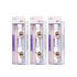 Three-pack of FALSCARA Bond & Seal lash primer and sealant set in clear packaging with purple accents, featuring an eye illustration and claims of no clumps, smudges, or damage.