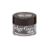 Small transparent jar with a dark brown lid, labeled \