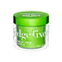 Green and clear round jar of KISS Colors & Care Edge Fixer with green lid, labeled \