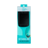 KISS Colors & Care detangling brush with two-tiered black teeth, turquoise handle and packaging, labeled for wet or dry hair use.