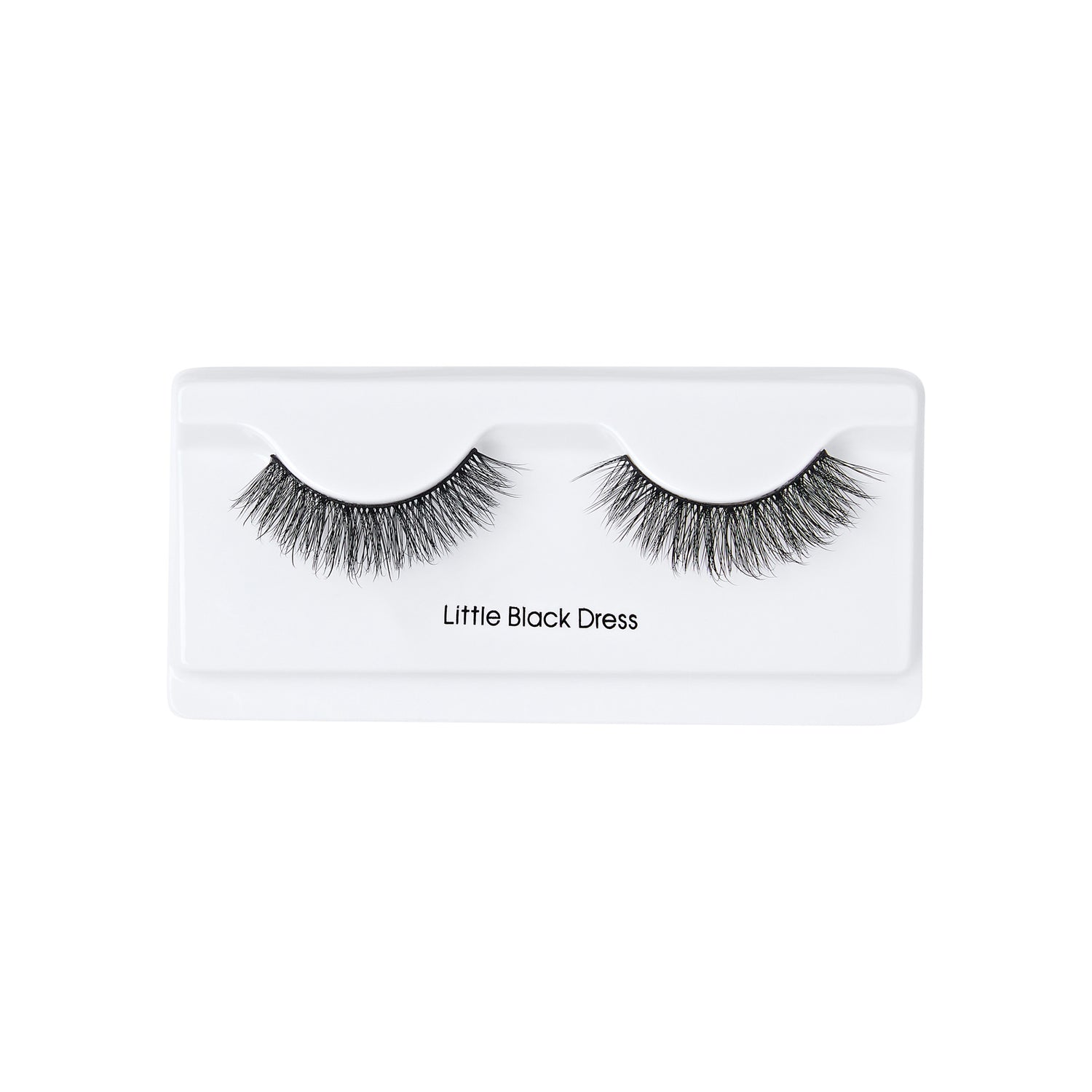 Kiss Lash Couture Faux Mink False Eyelashes - Little Black Dress | 1 Pair, Strip Lashes, 9mm-12mm