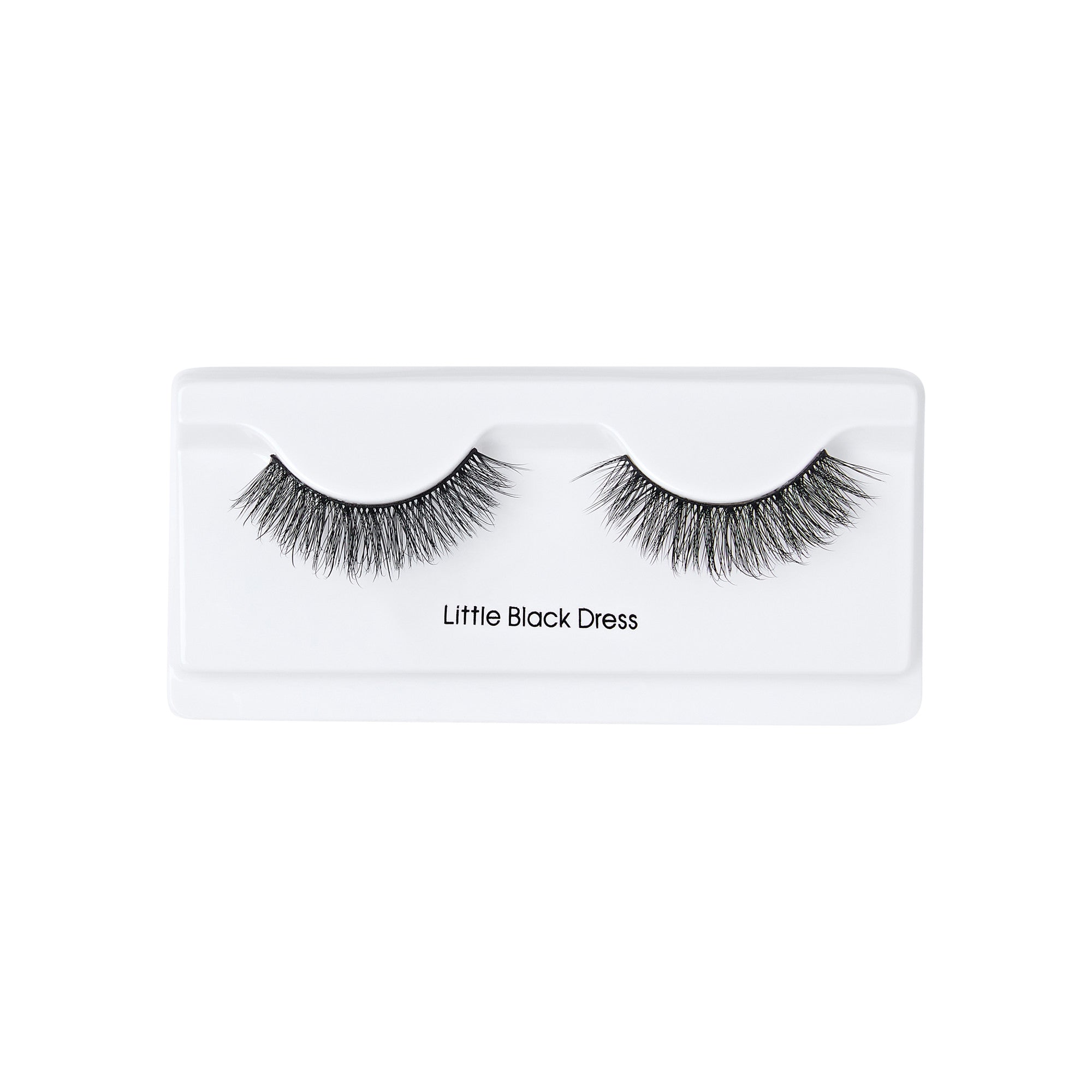 Kiss Lash Couture Faux Mink False Eyelashes - Little Black Dress | 1 Pair, Strip Lashes, 9mm-12mm