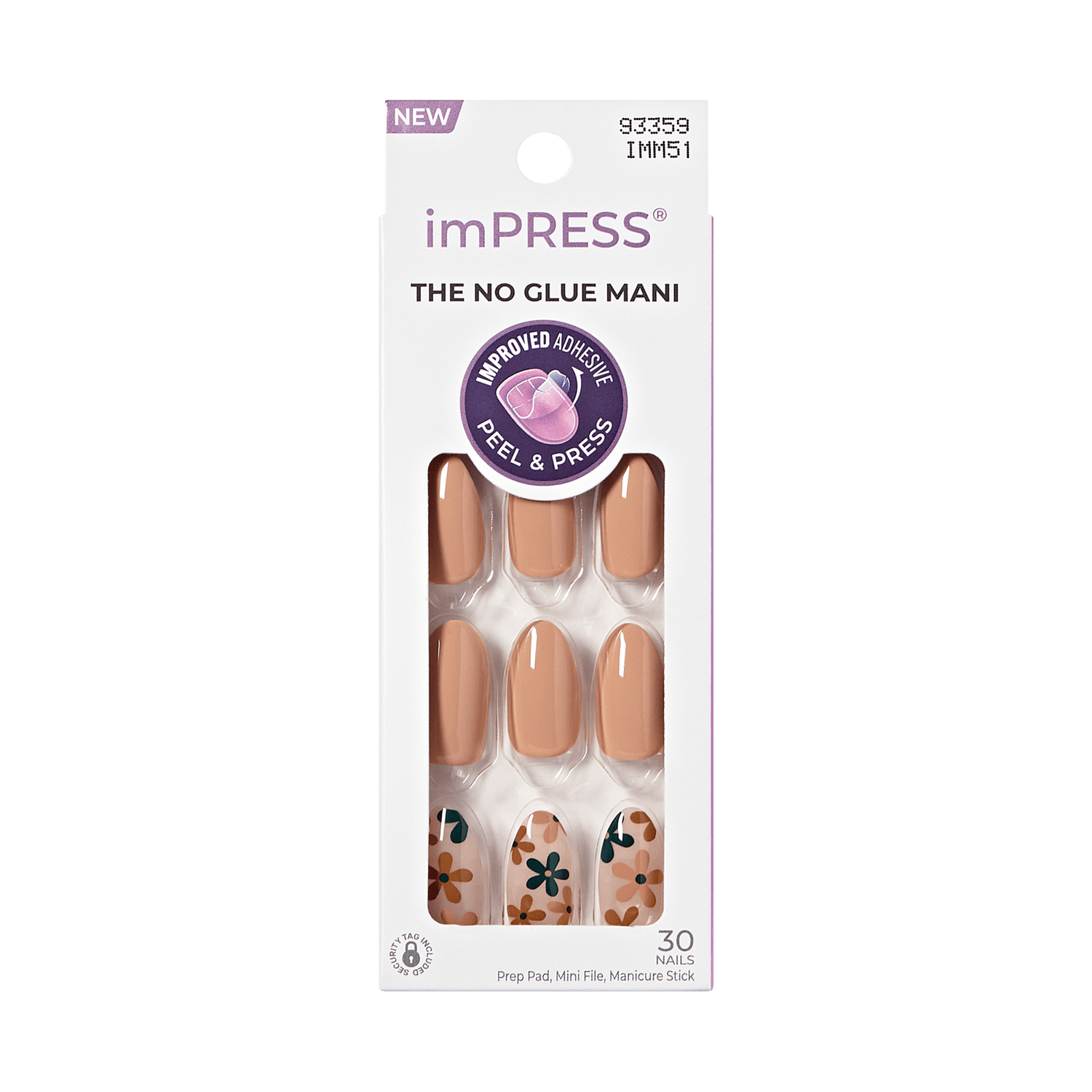 Impress Design No Glue Fake Press On Nails - As It Was | Design, Multicolor, Medium, Almond, Manicure
