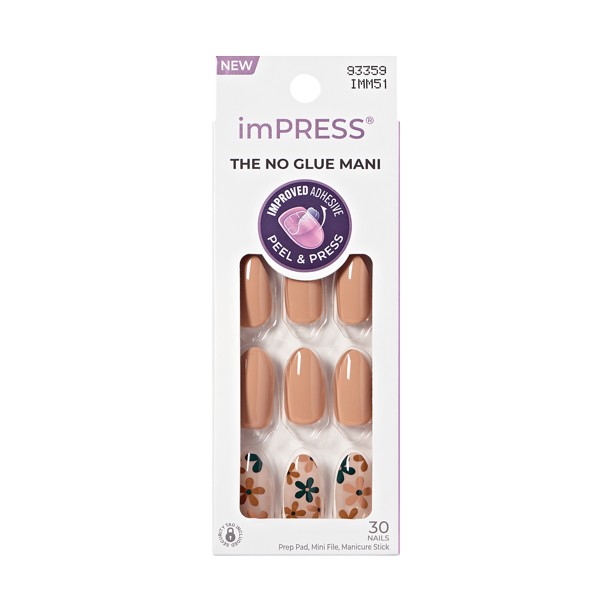 Impress Design No Glue Fake Press On Nails - As It Was | Design, Multicolor, Medium, Almond, Manicure