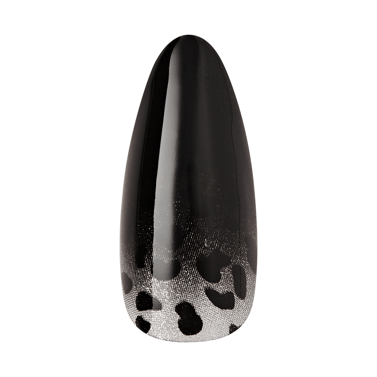 Kiss Haunt Halloween Press On Fake Glue Nails - Polish Potion | Design, Black, Long, Almond, Glow In The Dark