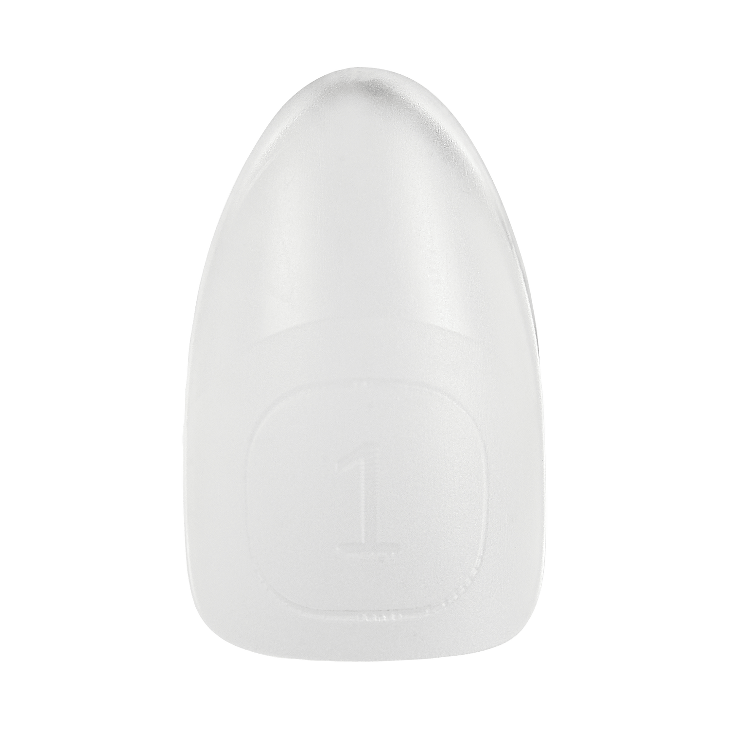 Clear plastic dome or cover, egg-shaped design