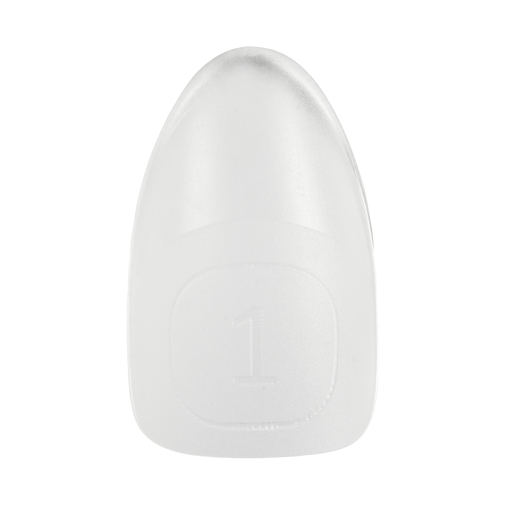 Clear plastic dome or cover, egg-shaped design