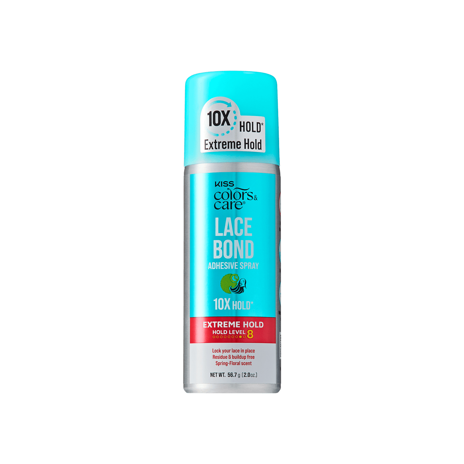 Kiss Colors &amp; Care Lace Bond Spray | Extreme Hold, Wig Adhesive Spray, Wig Glue, Travel Size, 2 oz, Hair Care