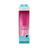 Pink KISS Colors & Care Glide & Define detangling brush with nine flexible rows and non-slip grip, shown in retail packaging with blue and white accents.