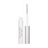 The image shows a cosmetic product consisting of a white cylindrical tube with a silver cap. The tube is labeled "FALSCARA PREP & PRIMER" in purple text. The cap is removed and placed next to the tube, revealing a brush applicator attached to the cap. The brush has a white handle and a spiral bristle design, commonly used for applying mascara or similar products. The overall design is sleek and modern, with a focus on simplicity and functionality.