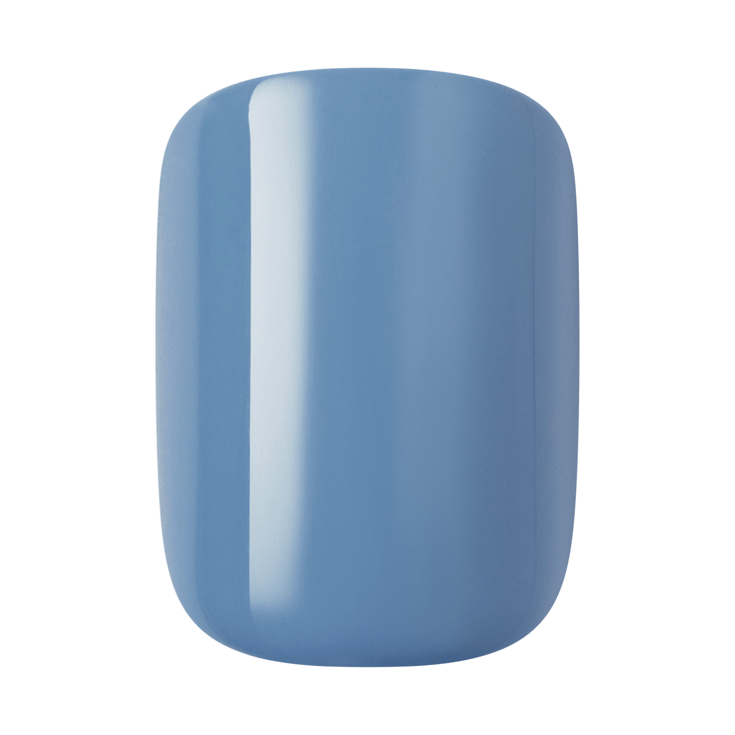 Impress Color No Glue Fake Press On Nails - Frostel | Solid, Blue, Short, Squoval, Manicure