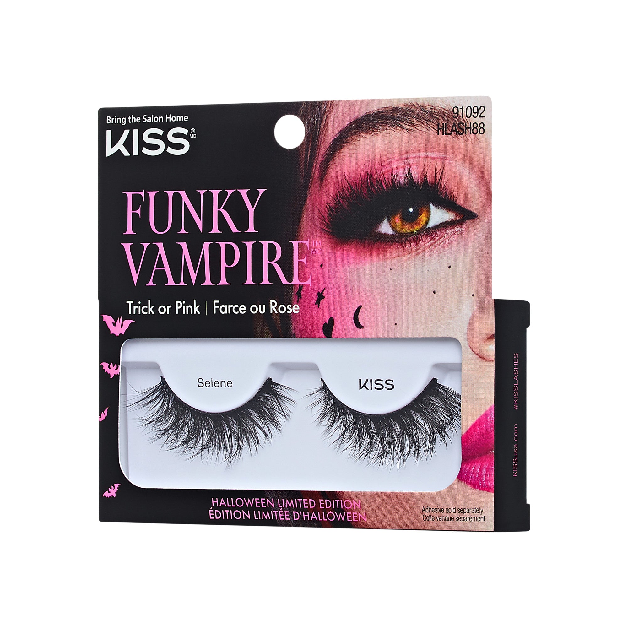KISS Funky Vampire false lashes, Selene style, Halloween limited edition