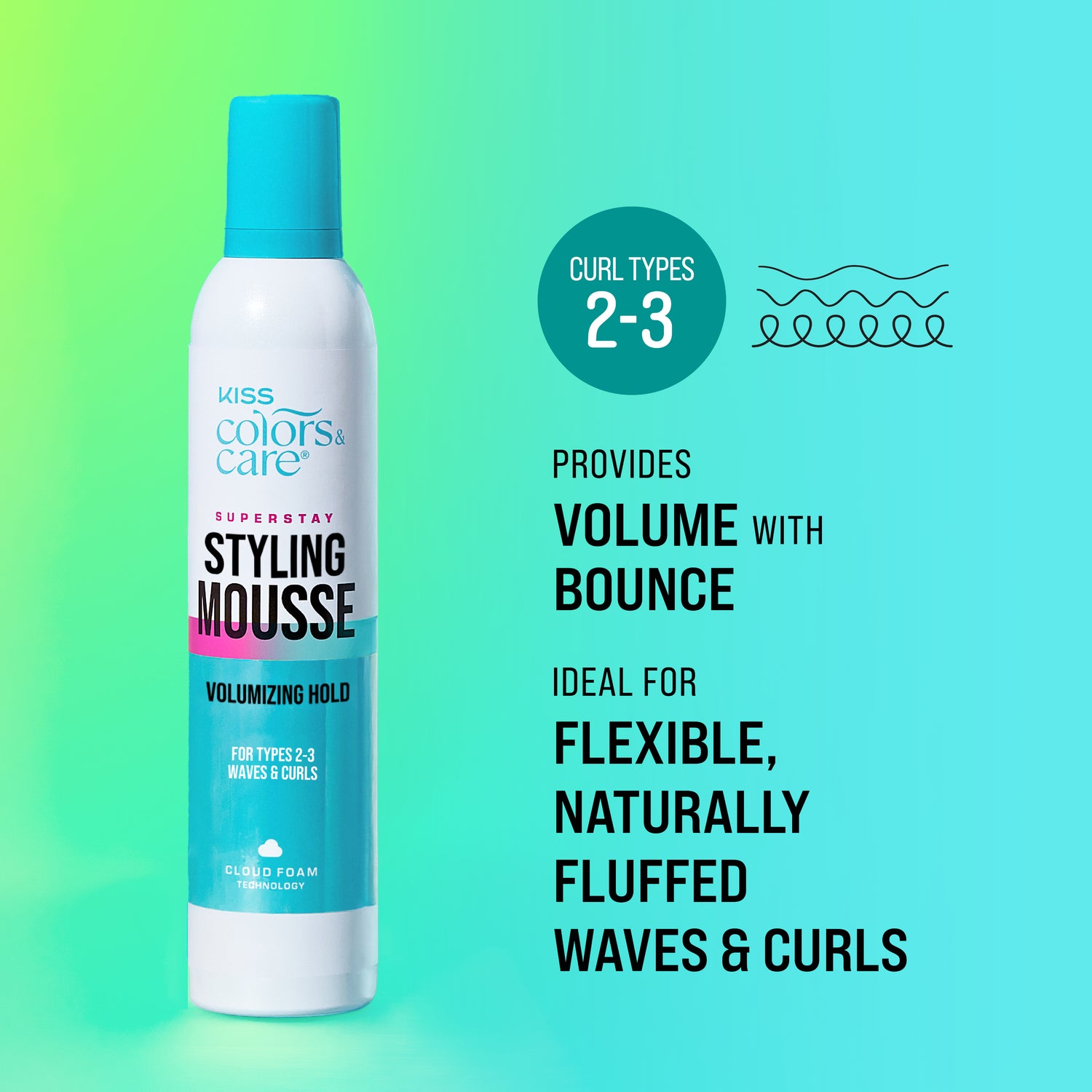 Kiss Colors &amp; Care Super Stay Mousse Collection Bundle