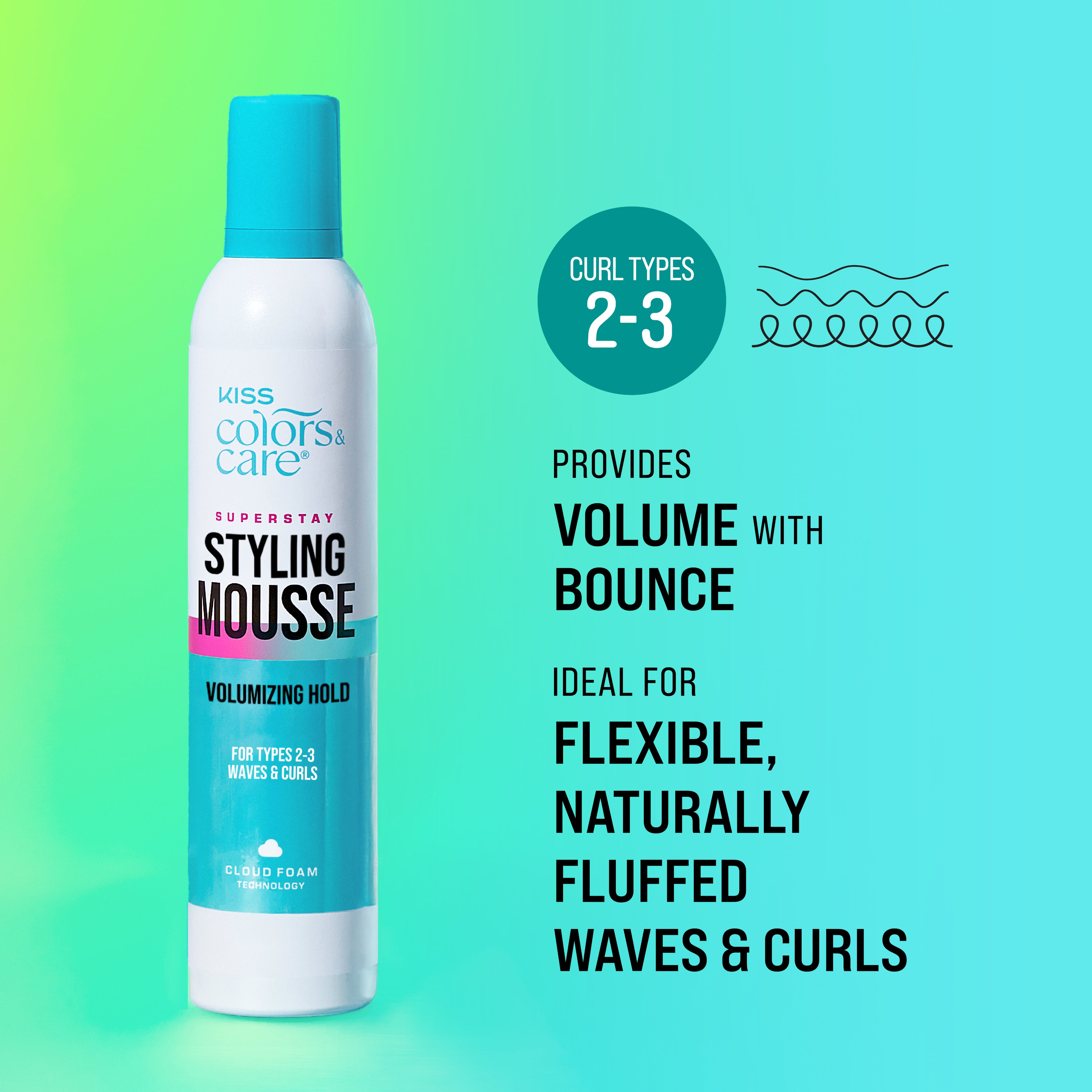 Kiss Colors &amp; Care Super Stay Mousse Collection Bundle