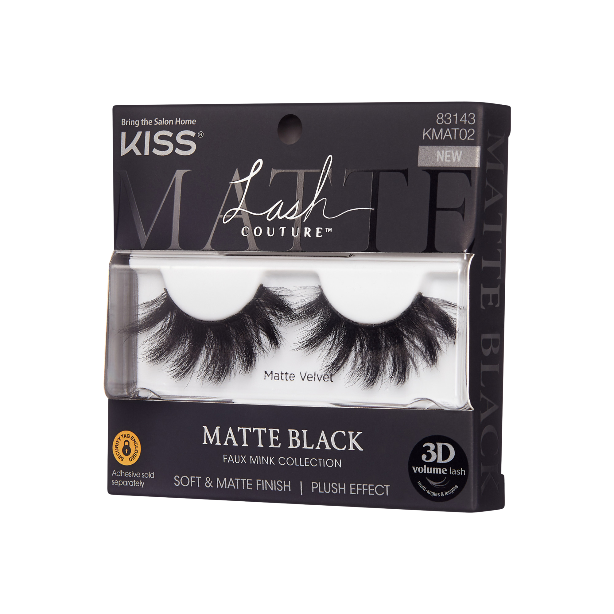 Kiss Lash Couture Matte Black - Matte Velvet