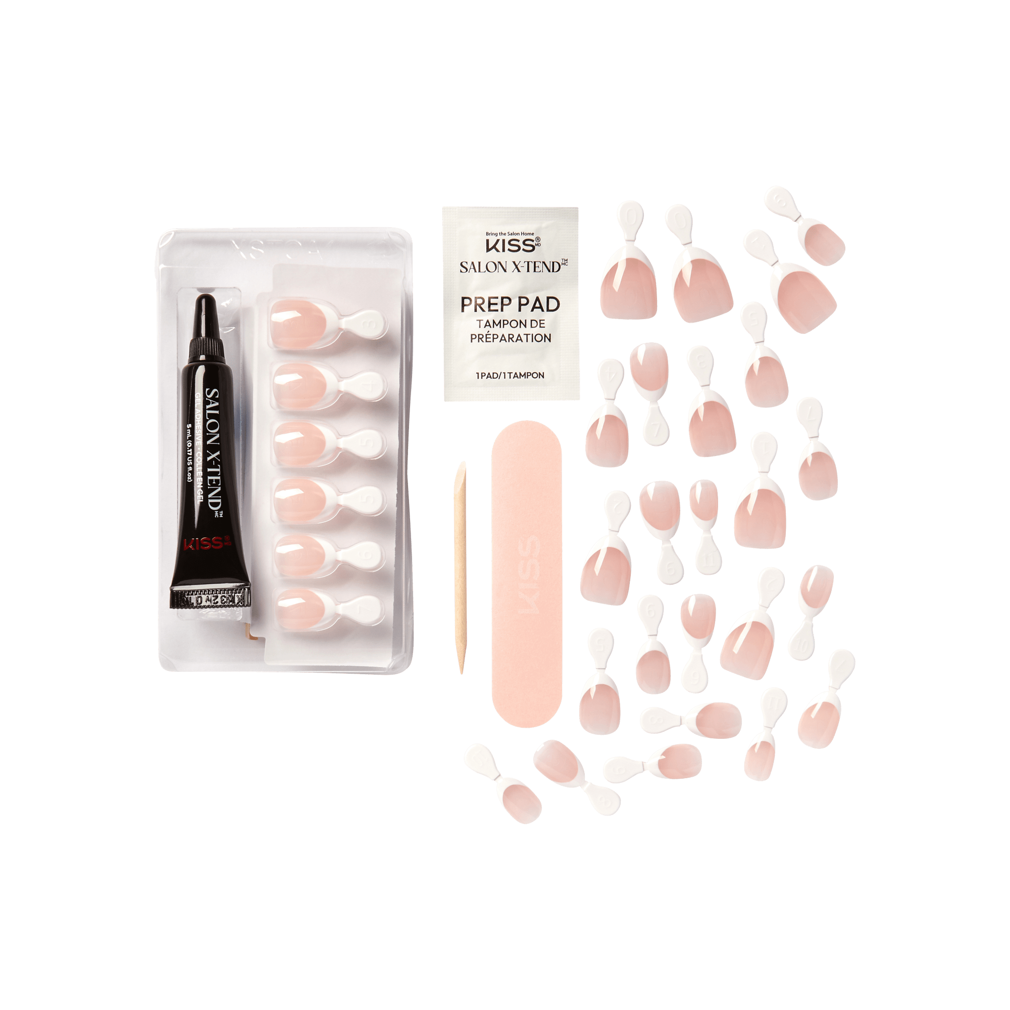 Kiss Salon X-tend Design Press On Gel Nails - Nonsense