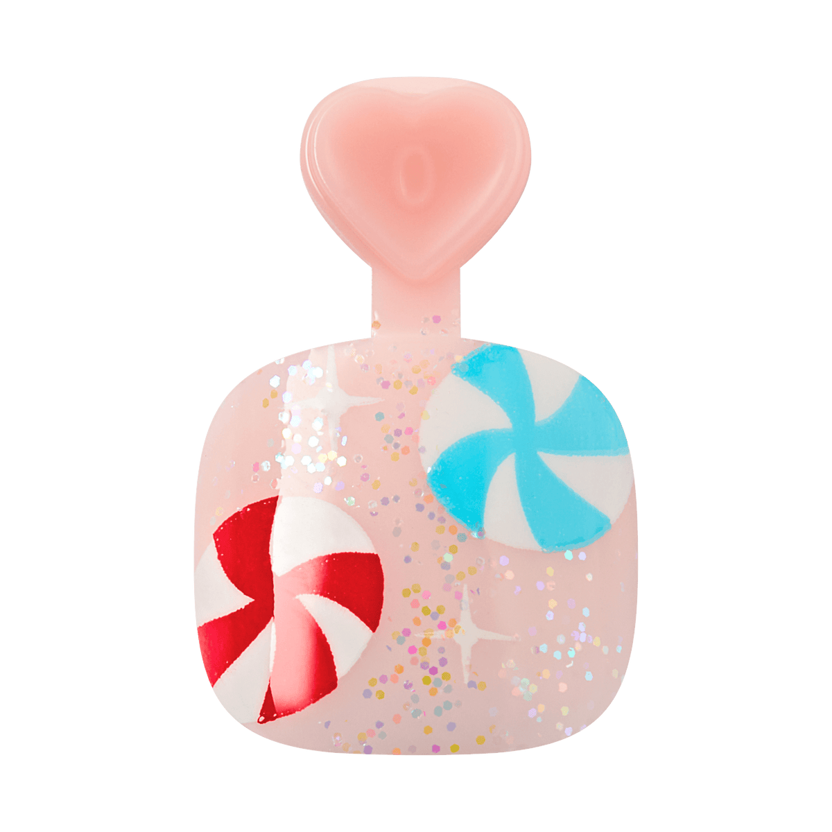 Impress Kids Holiday No Glue Fake Press On Nails - Little Elf | Design, Multicolor, Kids, Squoval, Manicure