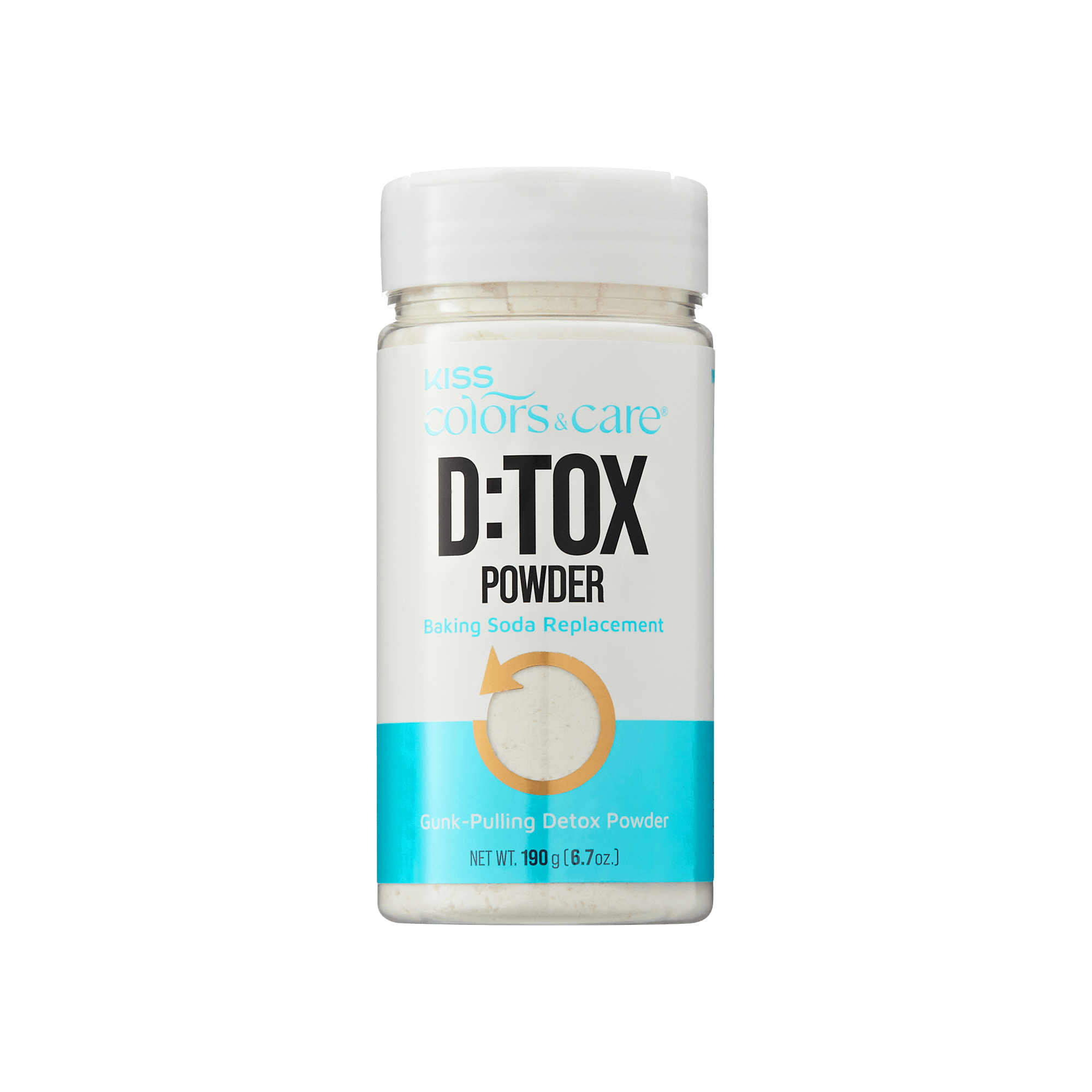 Bottle of Detox Powder with a transparent background