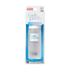 Clear plastic bottle with white cap labeled \