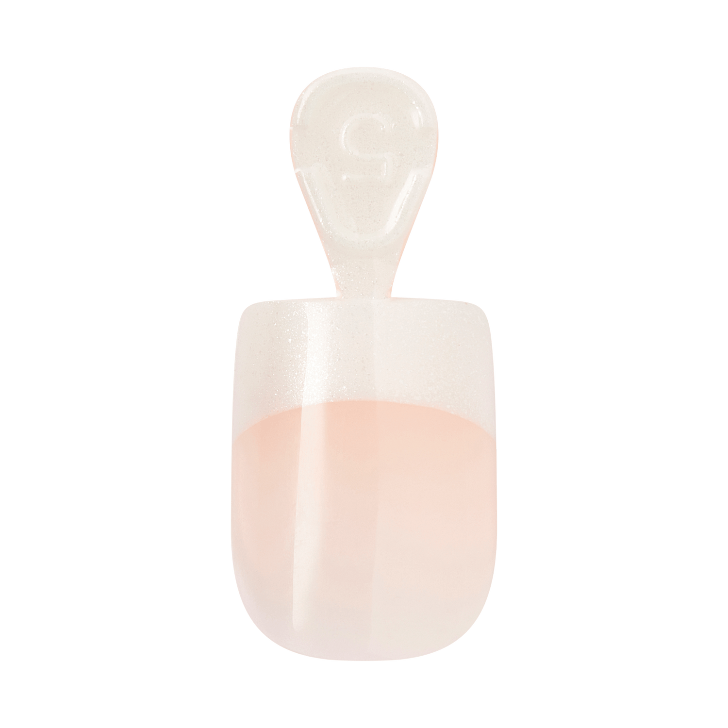 Beige ceramic dispenser bottle with pale pink liquid inside