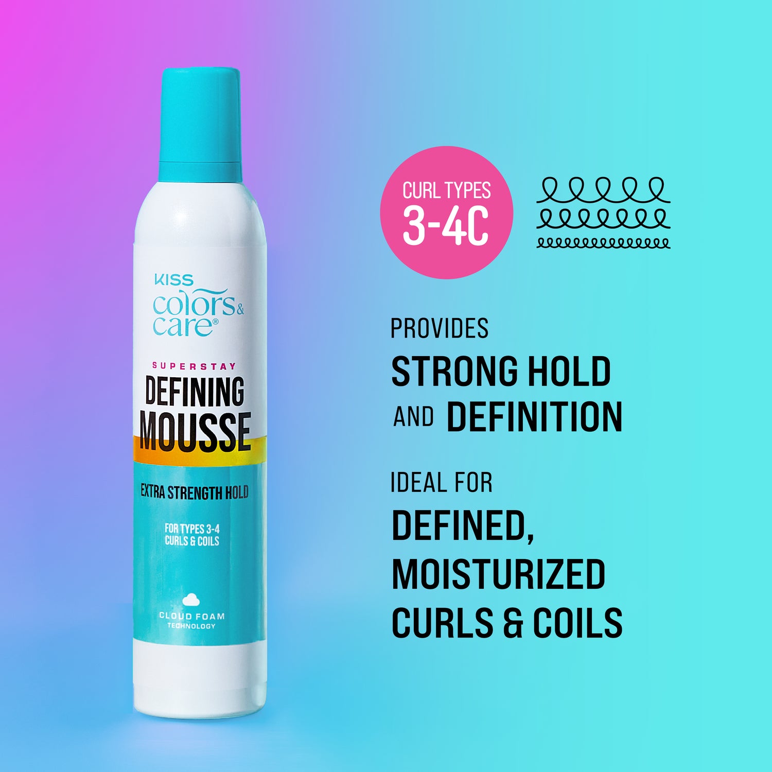 Kiss Colors &amp; Care Super Stay Mousse Collection Bundle
