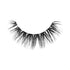 Single black false eyelash with a 3D volume design featuring separated, wispy clusters for a bold, dramatic look.