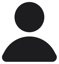 User profile icon with head and shoulders silhouette
