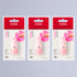 Three KISS PowerFlex Pink Nail Glue bottles, 3g each, sets in seconds.